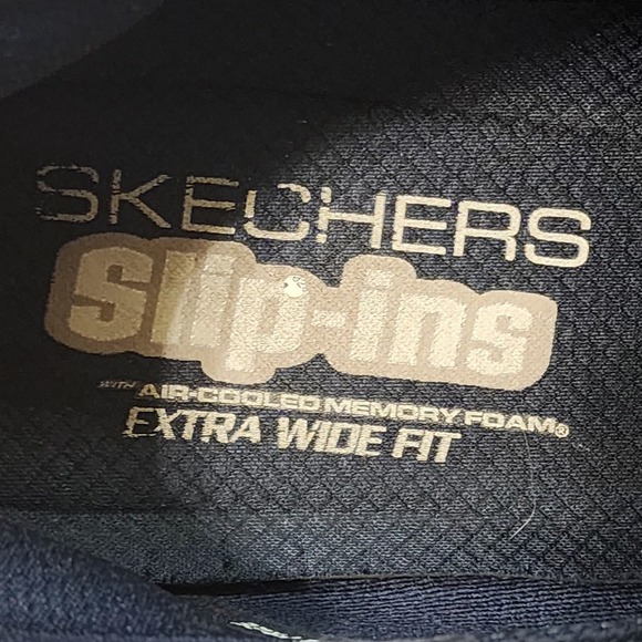 🔥 Skechers GO WALK Hyper Pillars Slip-Ins Sneakers Sz 13 Navy – Used, Excellent - Picture 10 of 11